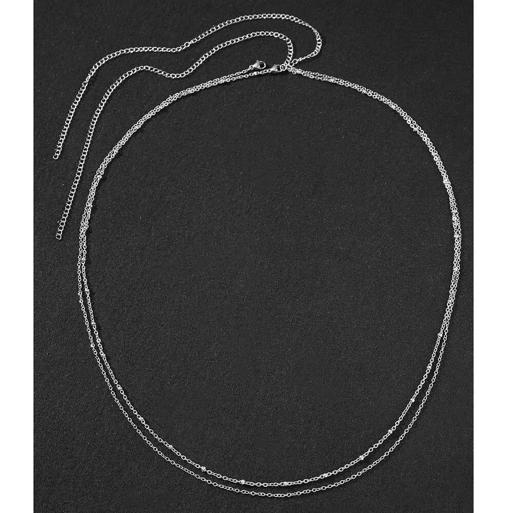 Stainless Steel New Simple Multi-Layer elegance Elegant Waist Chain For Women Jewelry Party Gift Daily Wear
