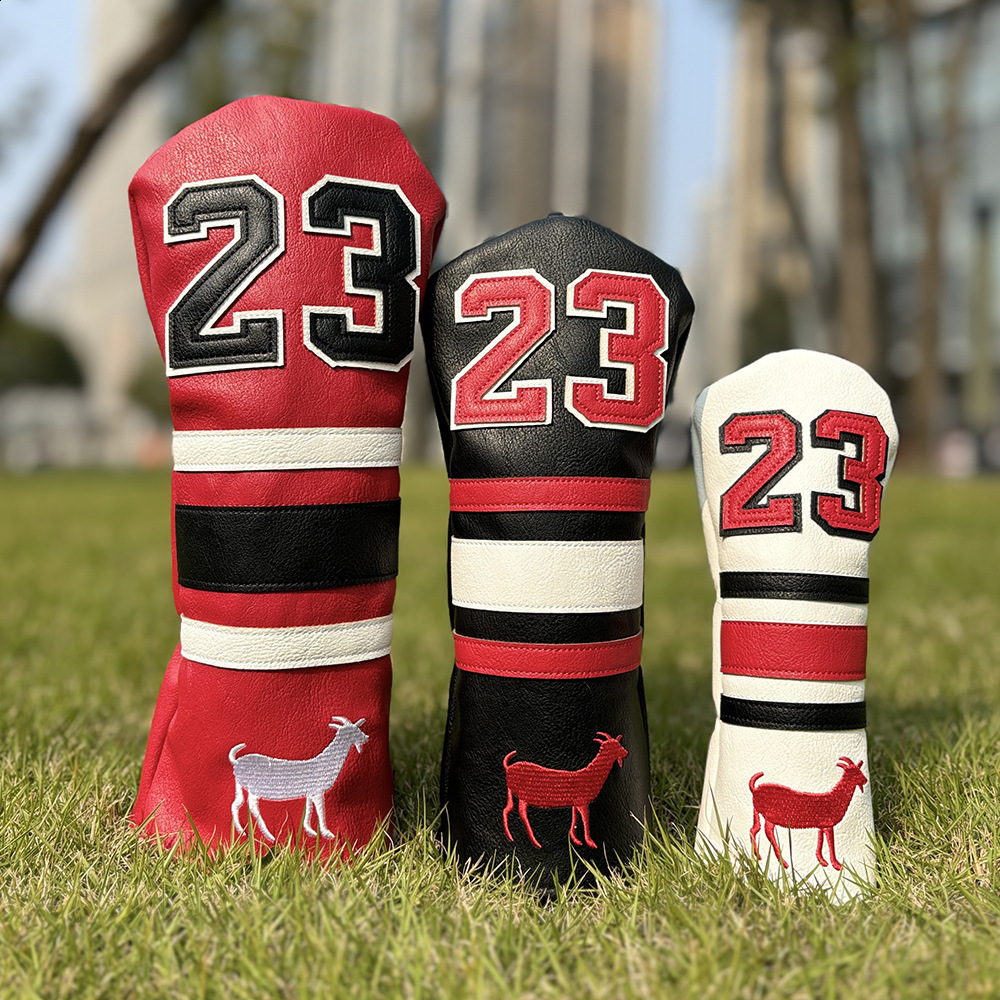 Other Golf Products Blade Covers golf putter blade cover White Putter Cover Headcover Closure for 230413