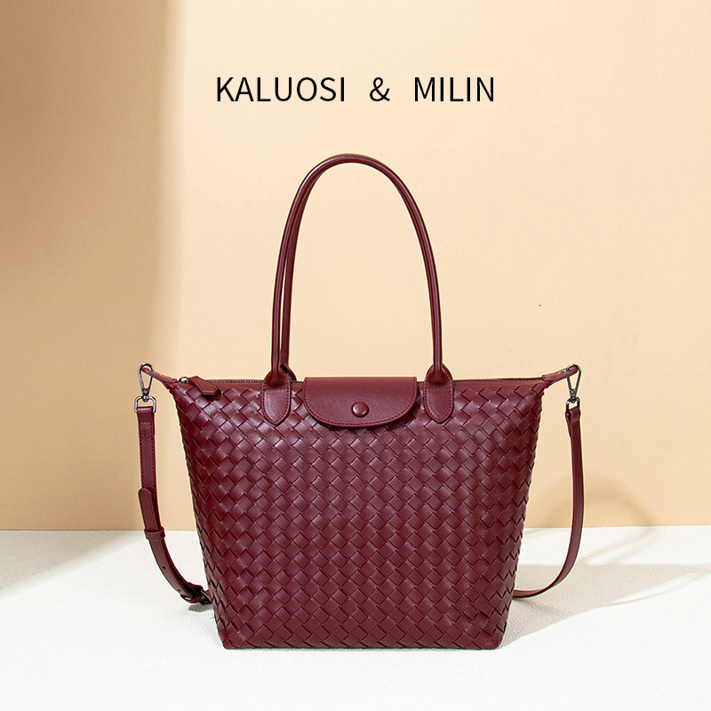 2025 New Fashion Dumpling Bag Hand-woven Bag Large Capacity Pu Leather Hand Crossbody Bag for Women