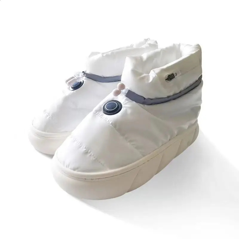 Heated Slippers Men women Non-SlipHeating Thermal shoes with 5000mAhRechargeable Battery keep Feet warmfor Wwomen office Home 250120