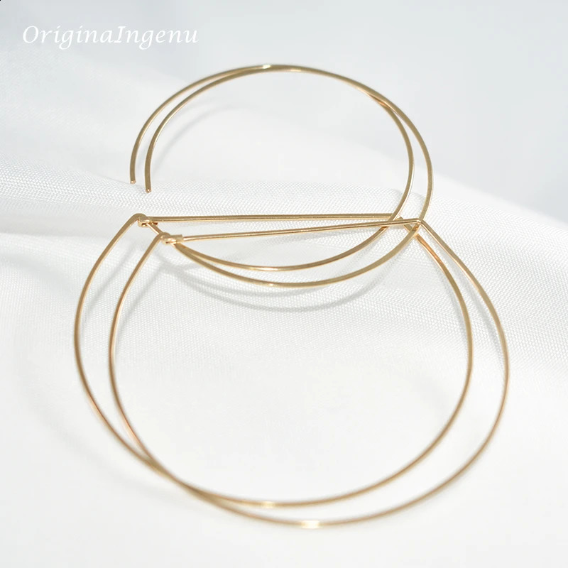 Gold Filled Hoop Earrings Handmade Jewelry 925 Silver Brincos Pendientes Boho OrecchiniEarrings For Women Oorbellen 250207