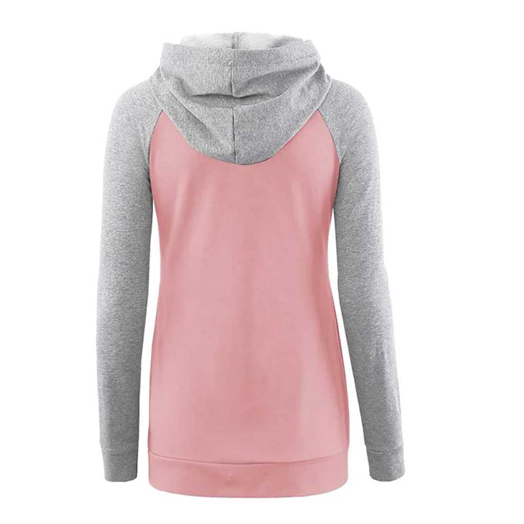 Womens Fleece Maternity Nursing Hoodie Sweatshirt Hoodies Long Sleeve Breastfeeding Pregnancy Top Kangaroo Pocket Clothes W250207