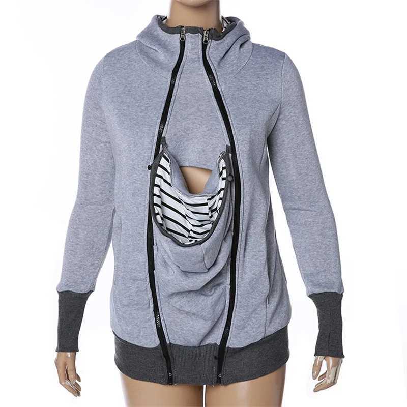 Pregnant womens jackets baby carrier jackets kangaroo warm pregnant womens hoodies pregnant womens jackets W250207