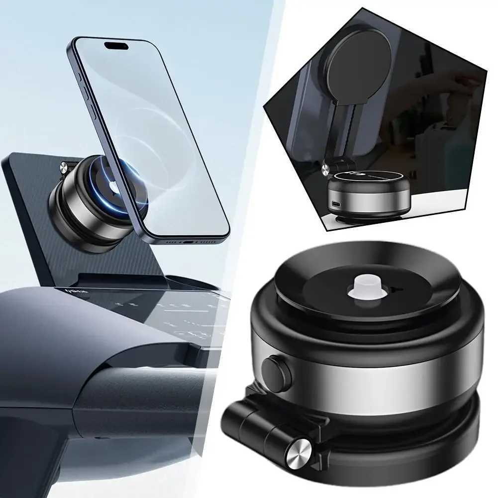Cell Phone Mounts Holders Auto CZ07 Super Strong Dual Suction Cup Car Phone Bracket Holder Car Navigation Bracket Vacuum Adsorption Car Phone Accessor
