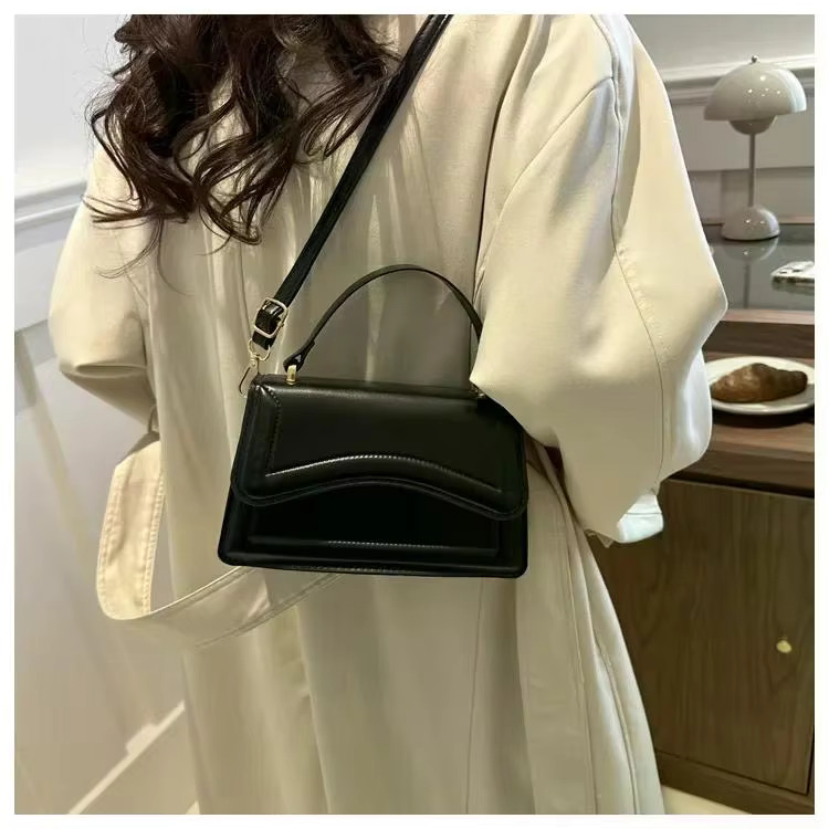 High Quality PU Leather Handbag Purse Women's Bag Solid Color Shoulder Crossbody Bags Lady Messenger Small Tote For Women Girls PU Cartoon