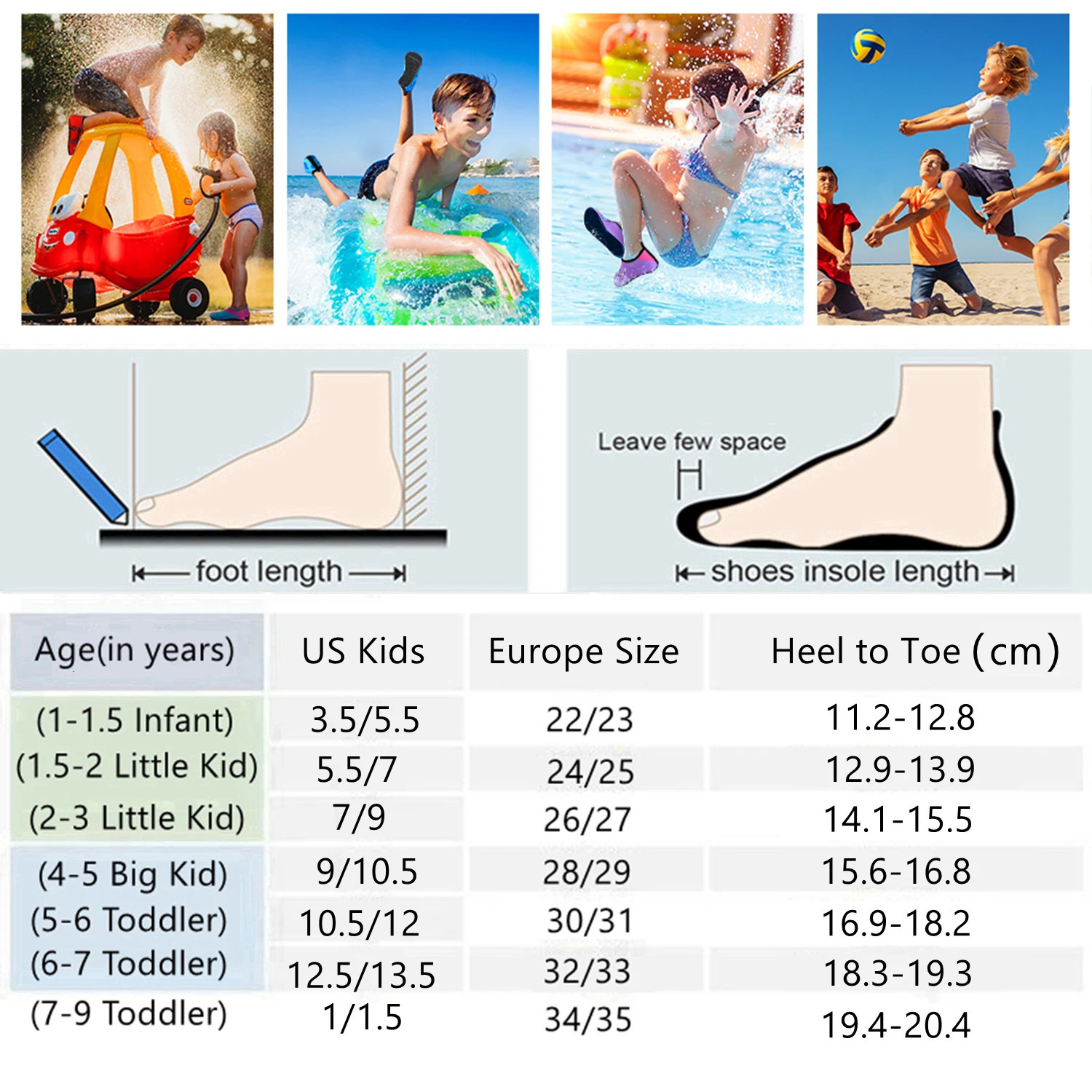 Children Water Beach Shoes Girls Swimming Shoes Quick-Drying Aqua Shoes Boys Soft Floor indoor Slipper Snorkeling Swim Socks 250207