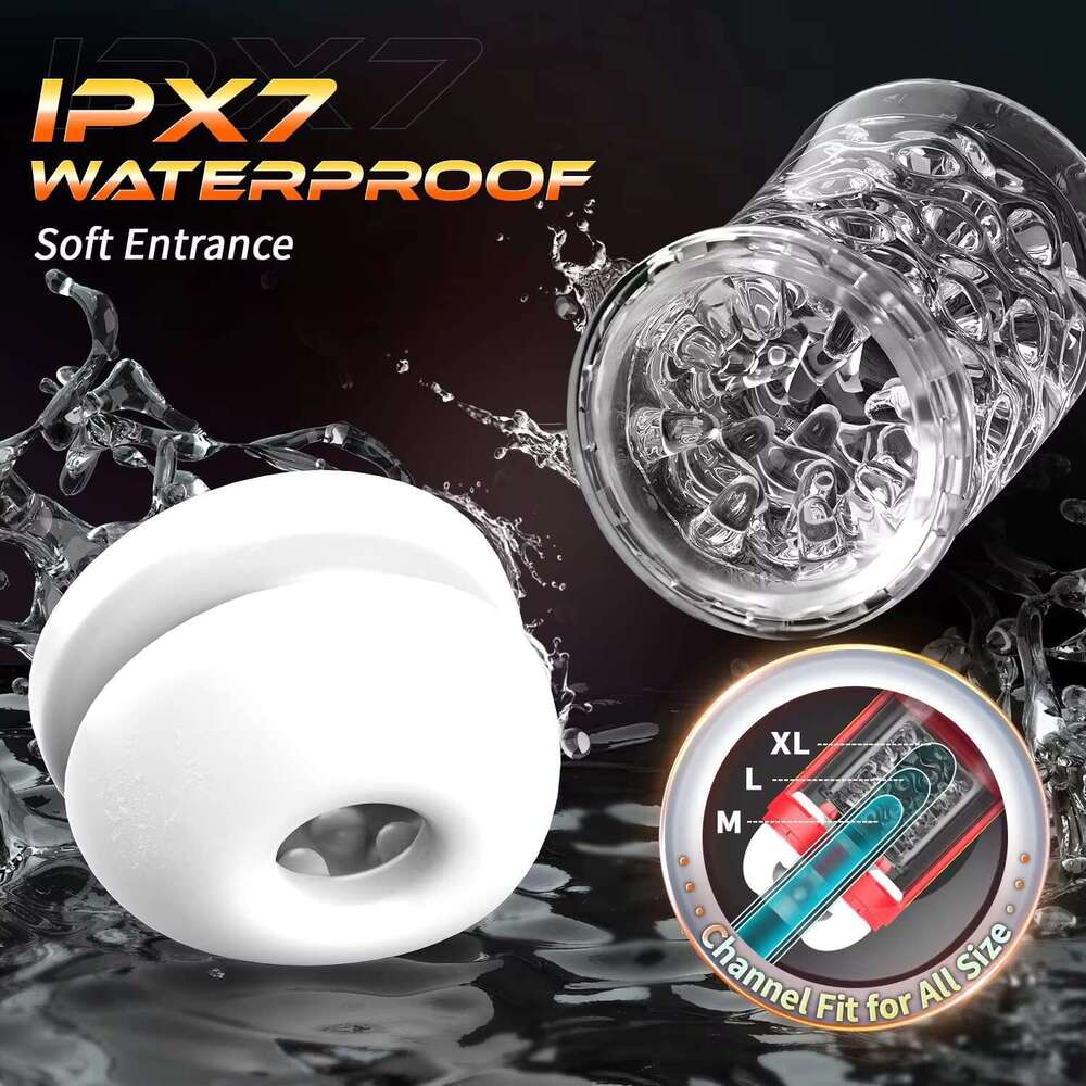 Automatic Male Masturbator Cup with 7 Thrusting Rotating Modes for Stimulation Stroker Blowjob Adult Sex Toy For Men