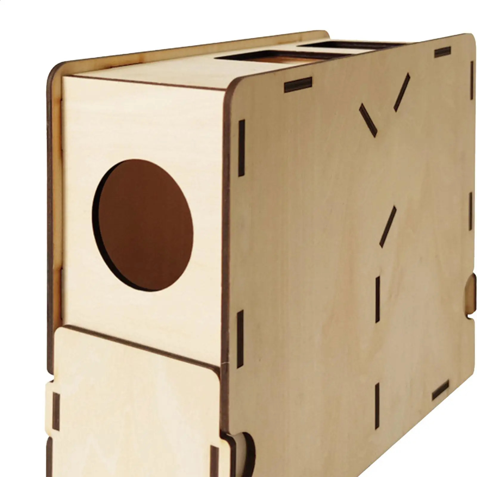 Bird Food Blowing Machine Grain Blown Shell Machine Splitter Separator DIY Wooden Assembly Box for Park Farm Shops Household 250121