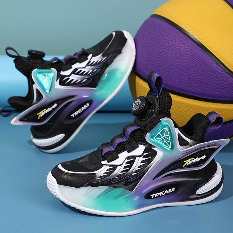 Childrens Running Shoes Leather Cushioned Outdoor Sports Shoes New Casual Wear-resistant Fashionable Walking Shoes for KidsXJ250207