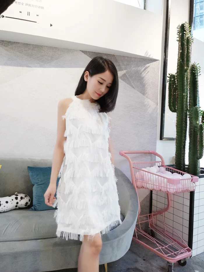 Mother Daughter Dresses Summer Sleepless Tassel Mommy and Me Dress Family Matching Clothes Family Look Mom and Daughter Dress W250207