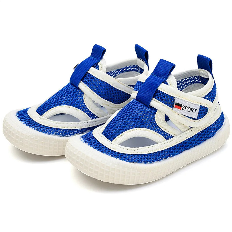 Kids Sandals Children Summer Shoes Boys Girls Half Sandals Cut-outs Hollow Fashion Toe-capped Candy Color Soft Breathable 21-30 250121