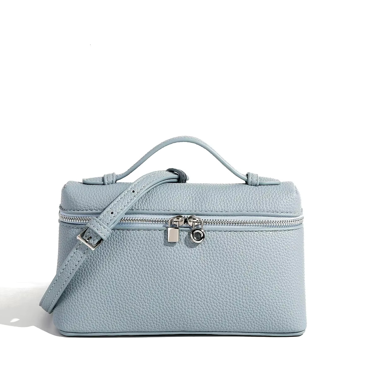 Women's Minimalist Niche Design Shoulder Bag Fashion Mini Litchi Pattern Handbag PU Cartoon
