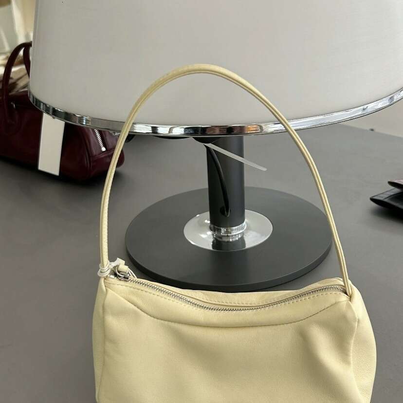 Korean Dongdaemun Buckleather Handbag Solid Color Sheepskin Fashion Versatile Simple Shoulder Women's Bags