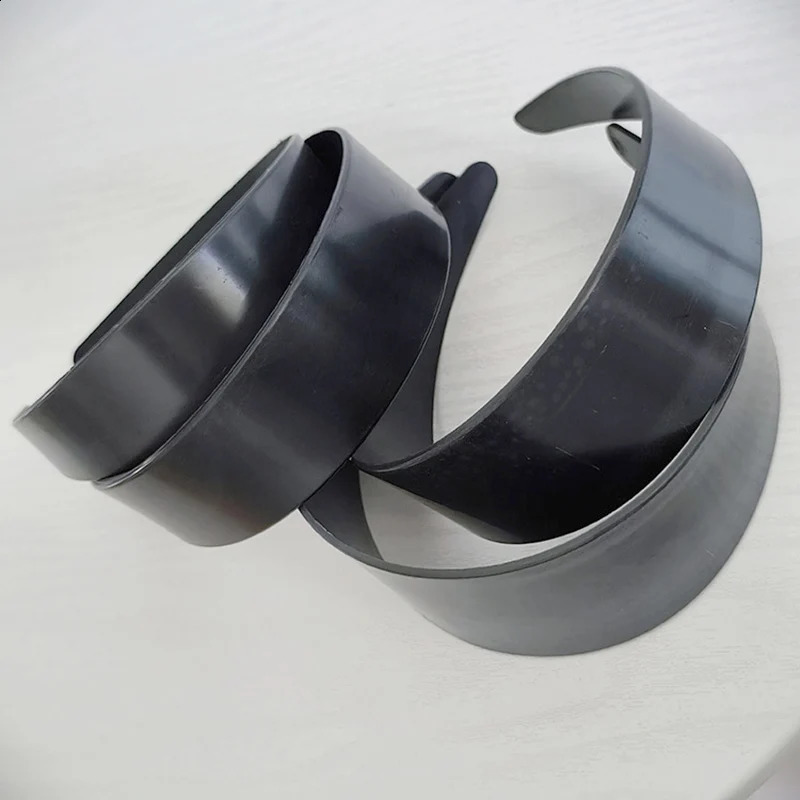 5PCS 3cm 4cm 5cm 6cm Length Plus Plain Plastic Headbands No Teeth Base Hair Hoops Tiara For DIY Women Accessories Wide Hairbands 250207