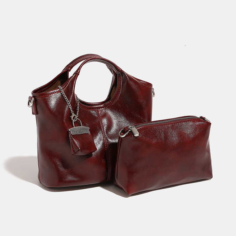 Bag New 2024 Versatile Commuting High-End Large Capacity Tote Simple Single Shoulder Crossbody Bag, Handbag For Women