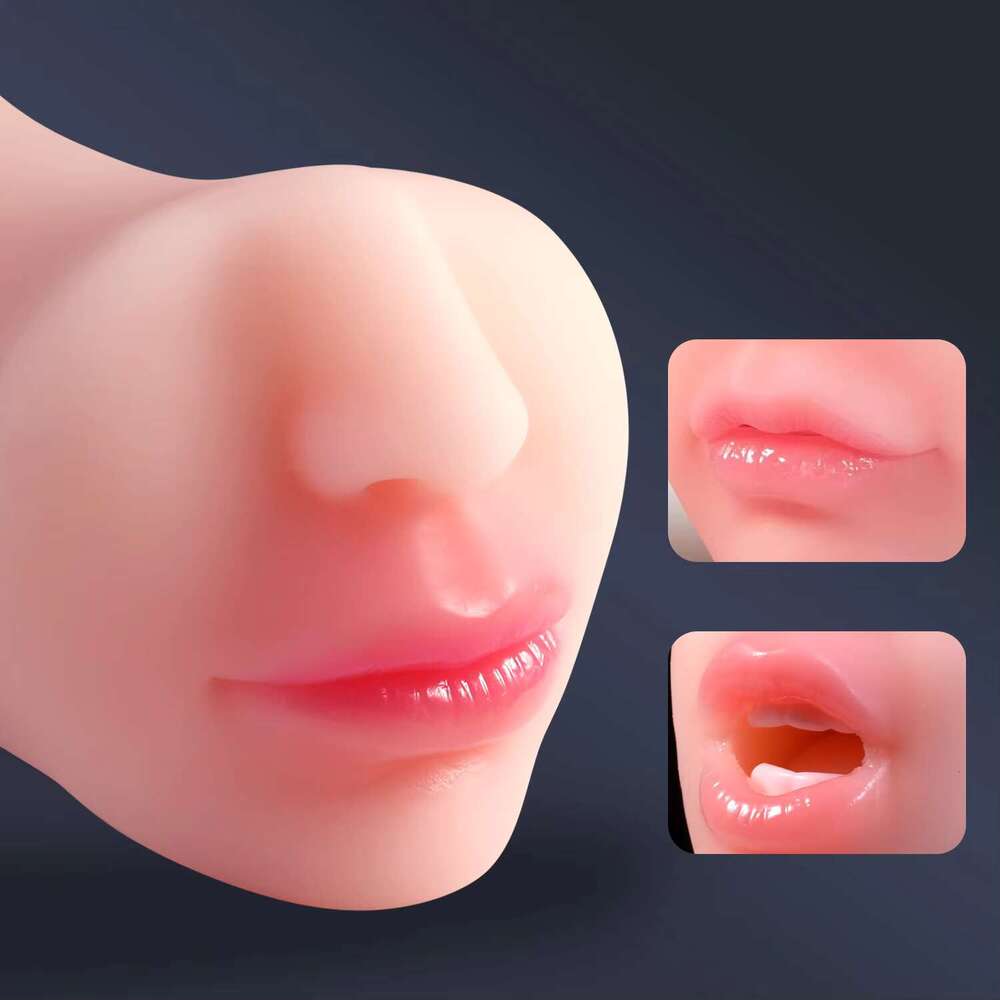 3-in-1 Realistic Male Masturbator with Vagina, Anal & Deep Throat Design, Rubber Pocket Pussy, Adult Sex Toy for Men