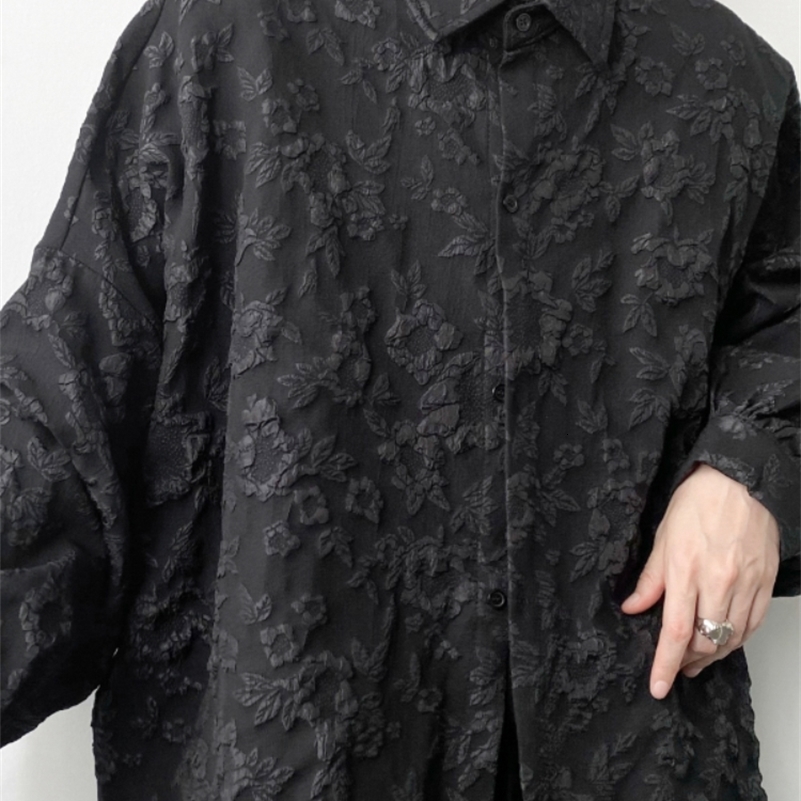 Shirts Men Japanese Style Loose Leisure Long Sleeves Chic All-match Solid Summer High Street Simple College Daily 250206