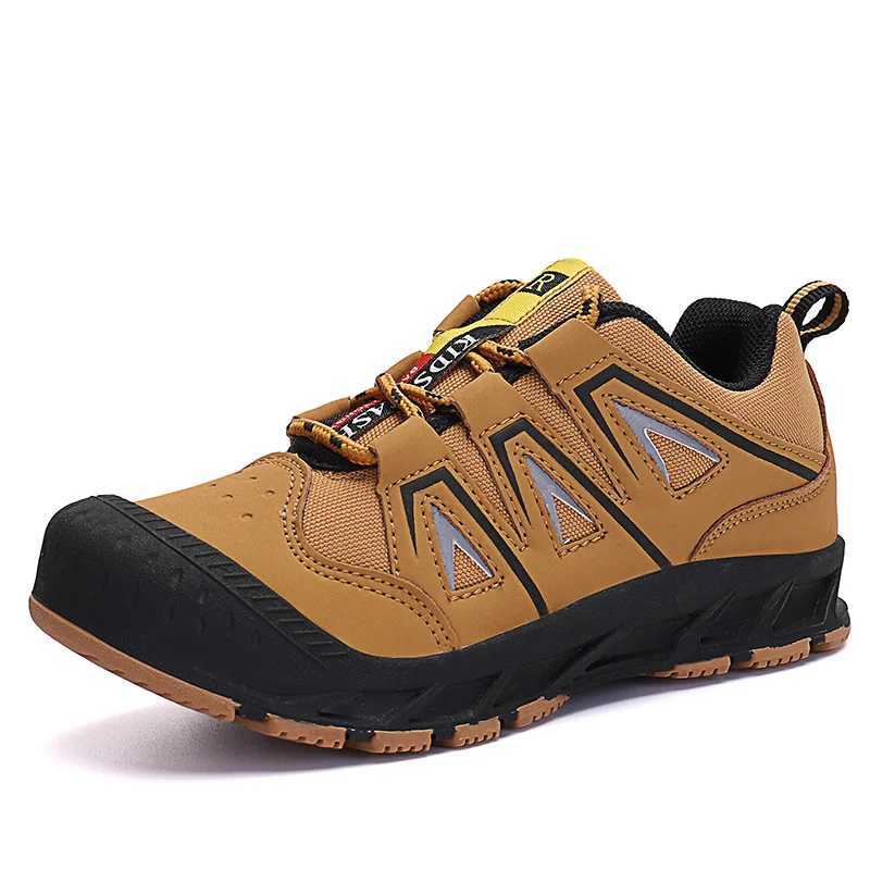 Childrens hiking shoes boys fashionable tactical sports shoes childrens outdoor sports shoes rubber anti slip hiking shoes W250207