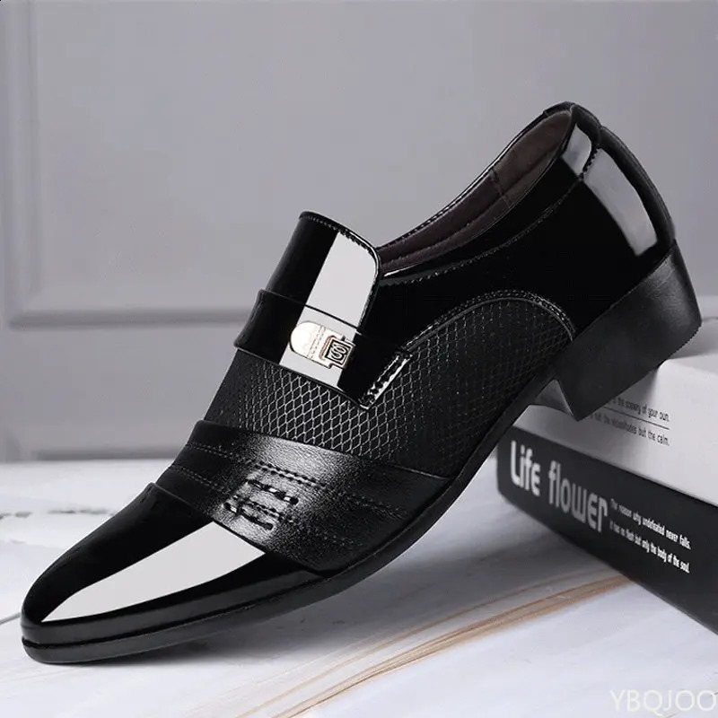 Shoes Men Slip on Men Dress Oxfords Fashion Business Dress Men Shoes Classic Leather MenS Suits Shoes Man Shoes 250206