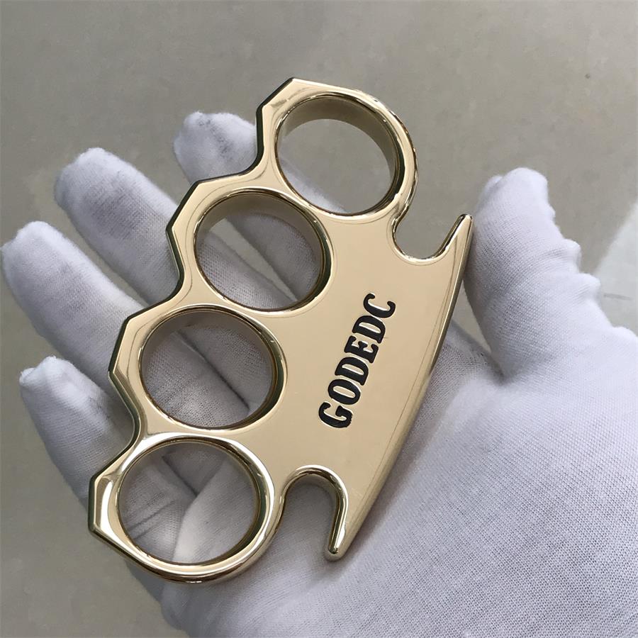 GODEDC Classic Mirror Brass Knuckle Duster