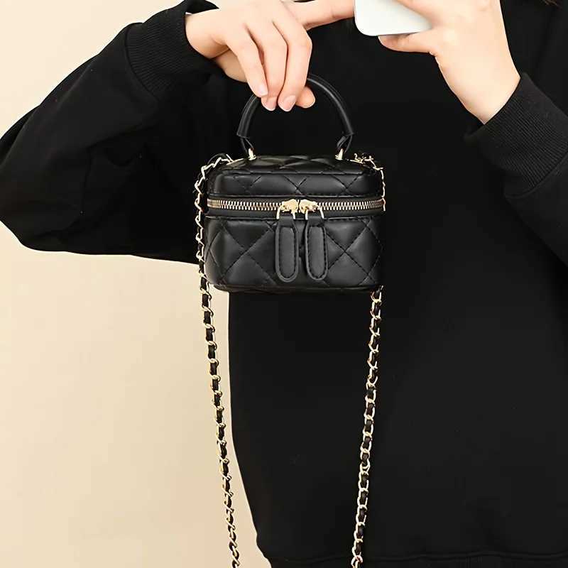 Fi Mtifunctial Handbags Crossbody Bags Fi Mini Plaid Crossbody Bags Fi PU Shoder Bags WensT250207