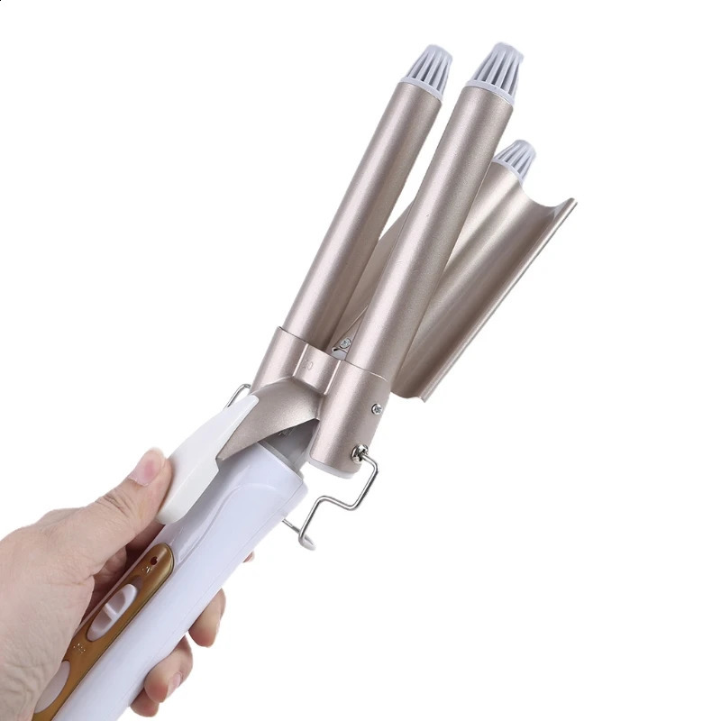 20mm Curling Iron 3 Barrels Hair Curler Large Wave Fast Heating Styling Ceramic Glaze for Salon Home Use Dropship 250206