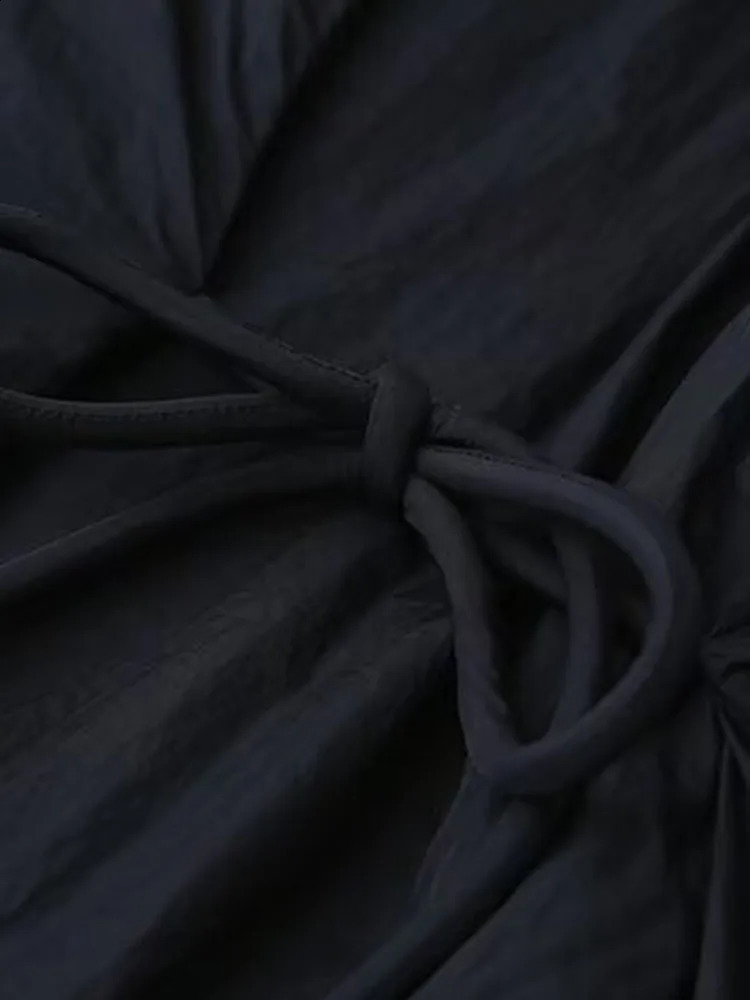 TRAF Women 2024 Autumn and Winter Fashion Minimax Threecolor Belt Kimono Casual Longsleeved Cottonpadded jacket Mujer 250113Z