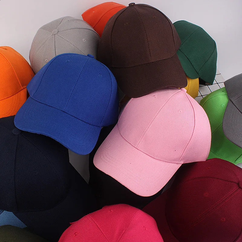 Spring Summer Baseball Caps Solid Color Women Ponytail Men Hip Hop Visor Caps Outdoor Fashion Sport Hats Casual Cap 250206