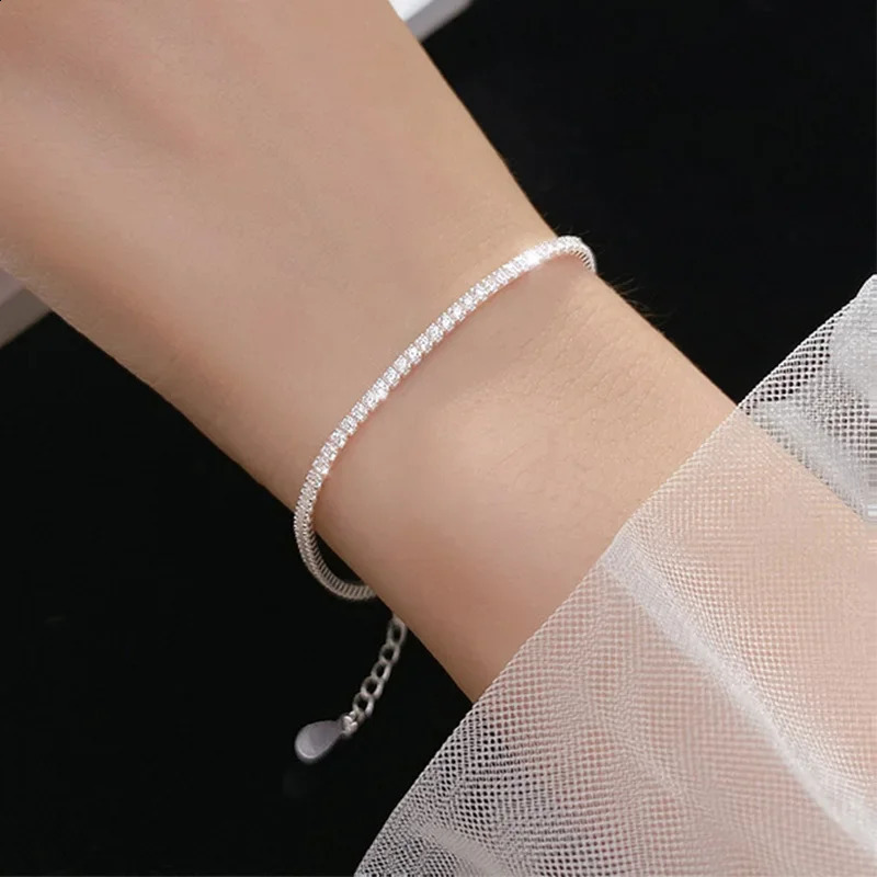 Trustdavis Genuine 925 Sterling Silver Temperament Sweet Choker CZ Short Necklace For Women Wedding Jewelry Gift DS1869 250120