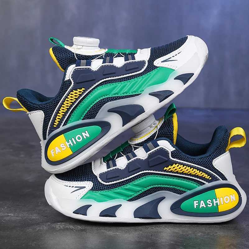 Childrens Sports Shoes Spring Hot Items Neutral Fashion Thick Sold Running Shoes Mesh Breathable Soft Casual Shoes for Kids W250207