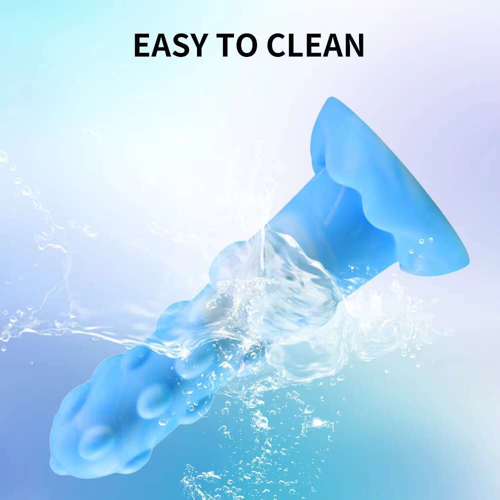 Monster sy Dildo Slim Beginner Soft Silicone Knot Thin Dildos Small with Suction Cup Sex Toys for Men and Women