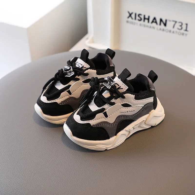 Spring and autumn childrens sports shoes boys outdoor running sports shoes fashionable mesh breathableXJ250318
