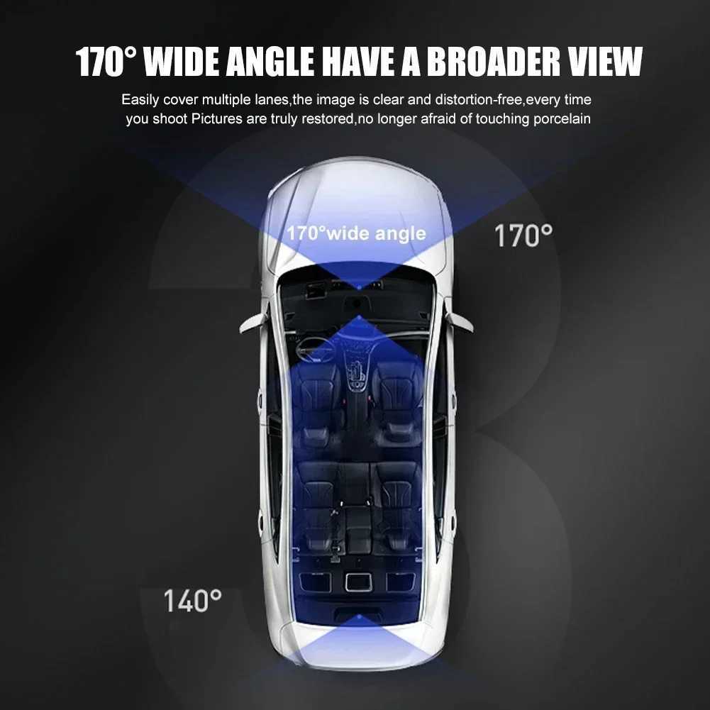 Car DVRs 3 Lens Dash Cam 3 inch Screen 170 DVR Dash 1080P HD Camera Car Driving Recorder Night Vision Cycle Video Drive Recorders car dvr H250206