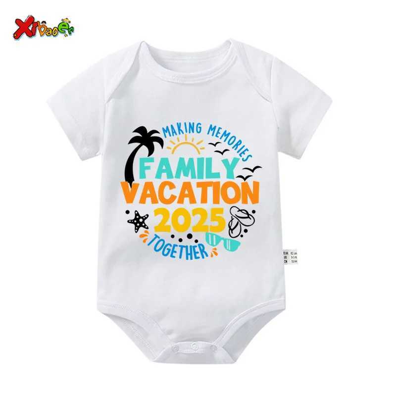 Family Vacation 2025 Shirt Family Matching Clothing 2025 Shirt Holiday Party Clothing Happy New Year 2025 Family Clothing W250207