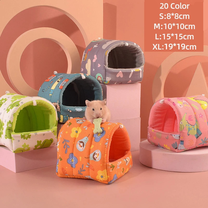 Rodent Hammock Guinea Pig Bed Hamster Bed Rodents Ferret Hammock Guinea Pig Accessories Chinchilla House Pet Guinea Pig Goods 250206