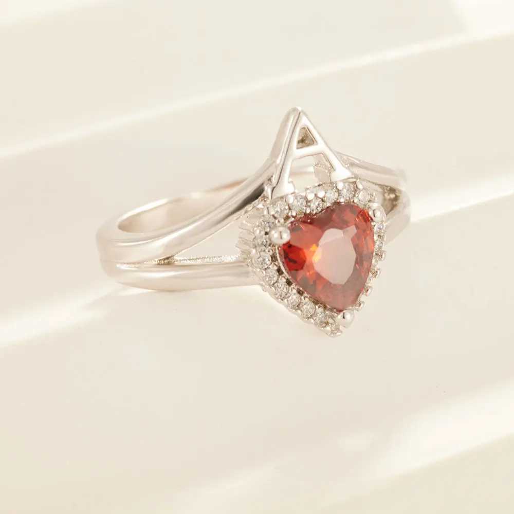 Fashion Heart Ring S925 Sterling Silver Jewelry Elegant Daily Wear heart Ring Classic Simple Ring Romantic Valentines Day gifts W250207