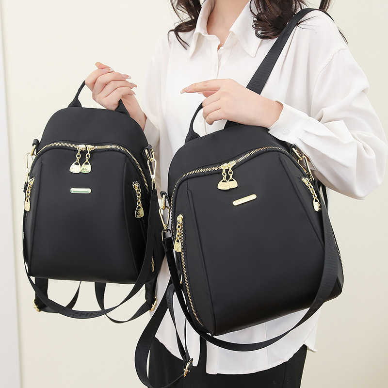 Womens Backpack New Oxford Cloth Large Capacity Backpack Commuting Womens Bag Casual Backpack Womens Bag
