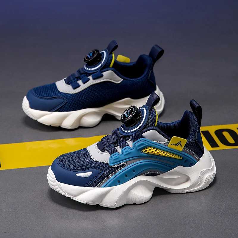 Origin childrens shoes boys sports shoes soft and non slip school casual sports shoes black autumn boys tennis sports shoes for ages 4 to 12XJ250318