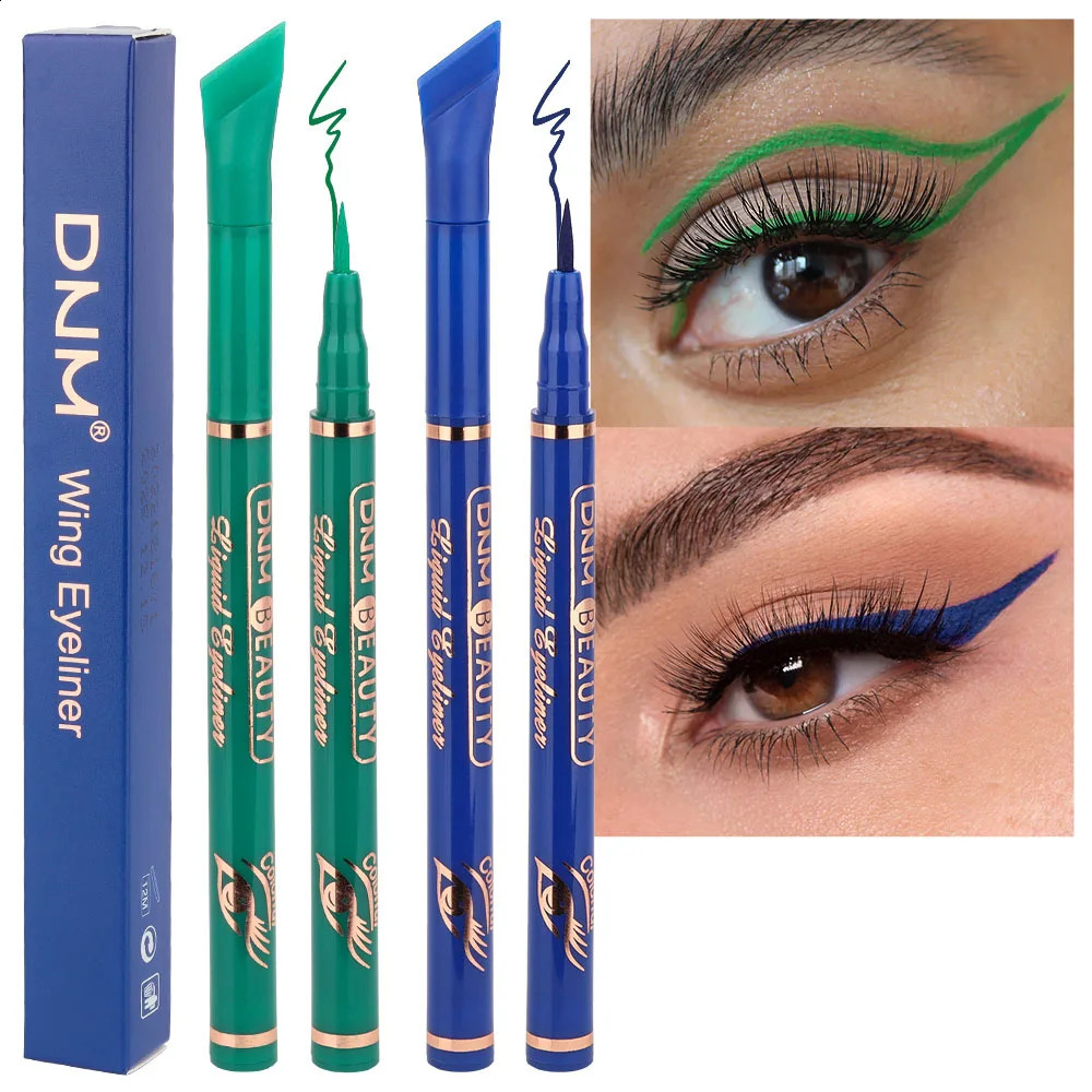 12 Colors Matte Liquid Eyeliner Pen Black Purple Makeup Waterproof Quickly Drying Smooth Ultra-thin Eye Liner Wing Tips Cosmetic 250206