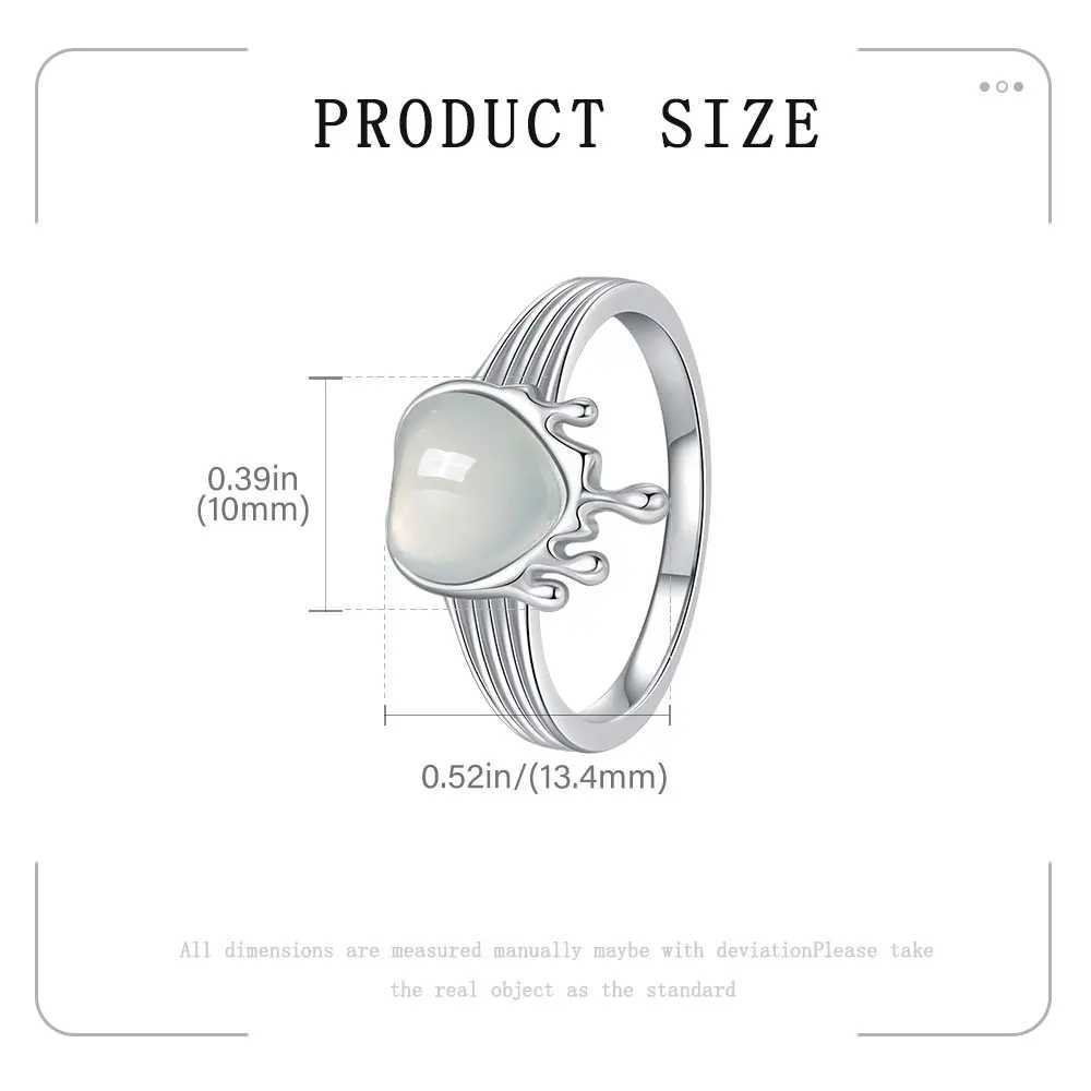 Fashion Heart Ring S925 Sterling Silver Jewelry Elegant Daily Wear heart Ring Classic Simple Ring Romantic Valentines Day gifts W250207
