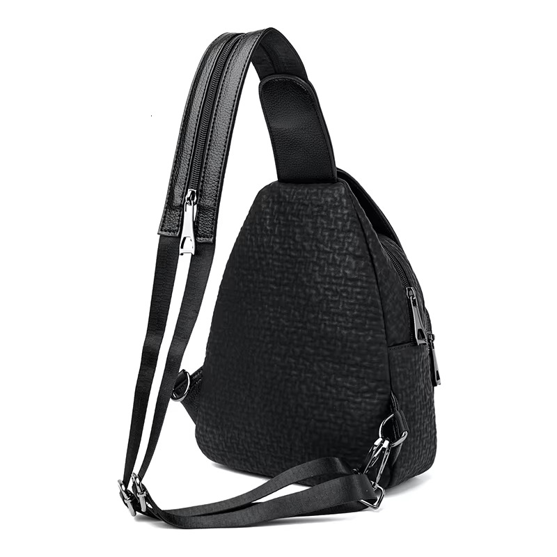 New Lady Girl Chest Bag Designer Messenger Bag Leather Shoulder Bags Diagonal Package Back Pack Travel