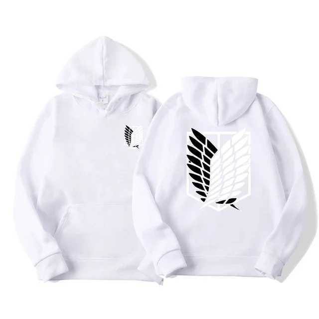Attack on Titan Mens Hoodie Anime Hoodies Men Women Streetwear Pullover Harajuku Shingeki no Kyojin Hoodies Sweatshirt Clothes W250207