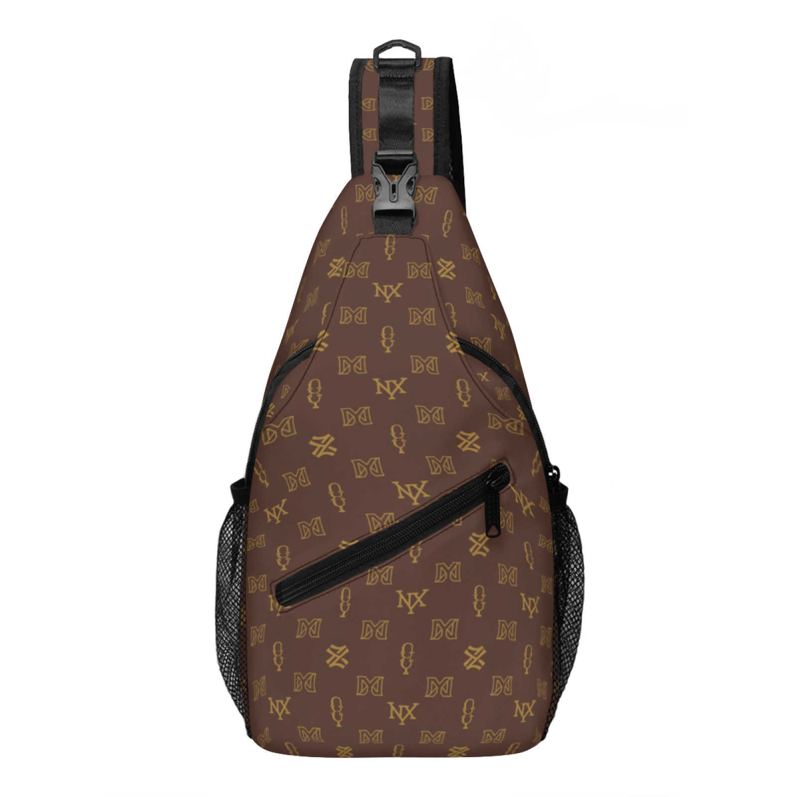 NXY Women Vintage Chest Bag Small Shoulder Bag Fashion Wide Strap Crossbody Bag Men Casual Cross Body Handbag
