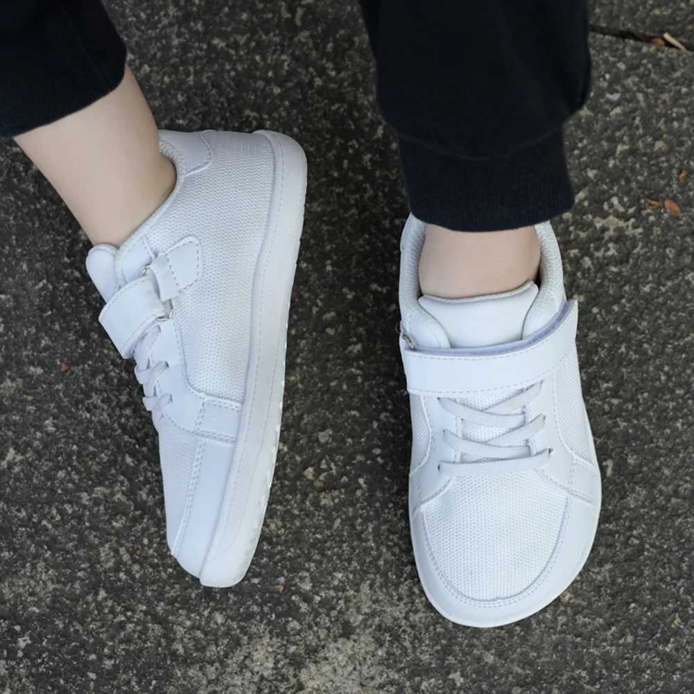 New Kids Wide Toe Casual Shoes Boys Girls Fashion Board Shoes Childrens Soft Lightweight Sneakers Running Tennis Shoes W250207