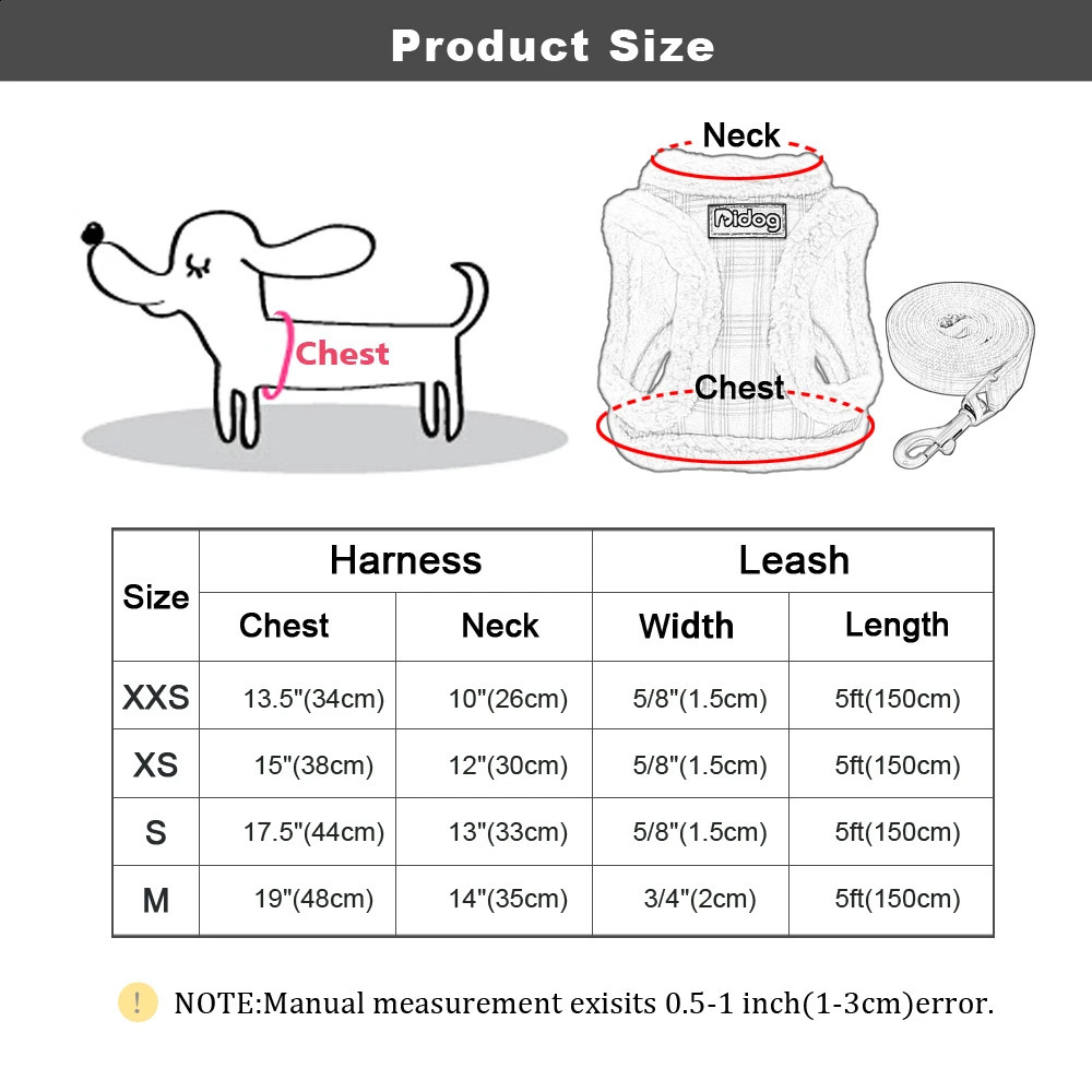 Soft Dog Cat Harness Vest No Pull Padded Pet Chihuahua Puppy Harness Leash Set Adjustable For Small Medium Dogs French Bulldog 250206