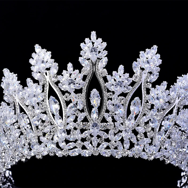 Tiaras And Crowns HADIYANA Classic Fashion Bridal Hair Accessories Anniversary Wedding Women BC5070 Corona Princesa 250120