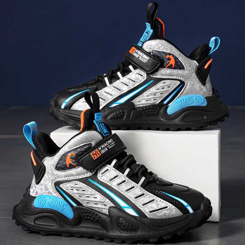 Childrens Walking Shoes Lightweight Comfortable Waterproof Running Shoes Anti Slip Soft Outdoor Sports Sneakers for Kids W250207