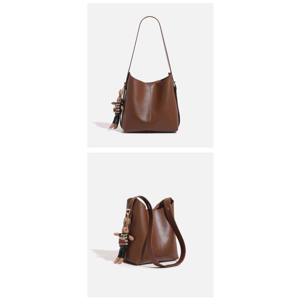 Women's Bags PU Women's leather bucket large capacity armpit women's commuting versatile single shoulder crossbody bag, tote bag