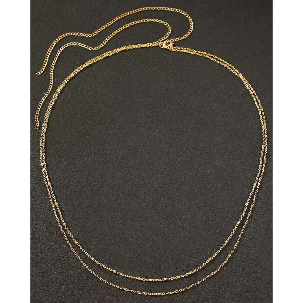 Stainless Steel New Simple Multi-Layer elegance Elegant Waist Chain For Women Jewelry Party Gift Daily Wear