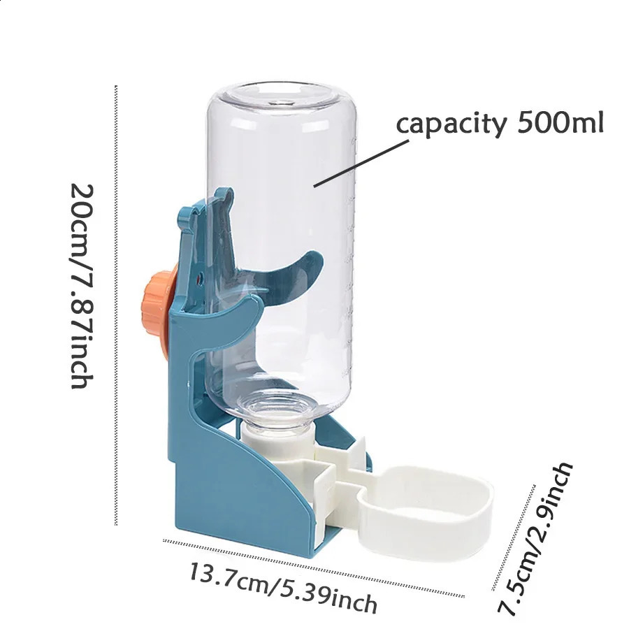 Automatic water dispenser for birds parrot feeding cage transparent parakeet seed container food feeding cage water dispenser 250207